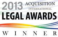 2013 Legal Awards Winner